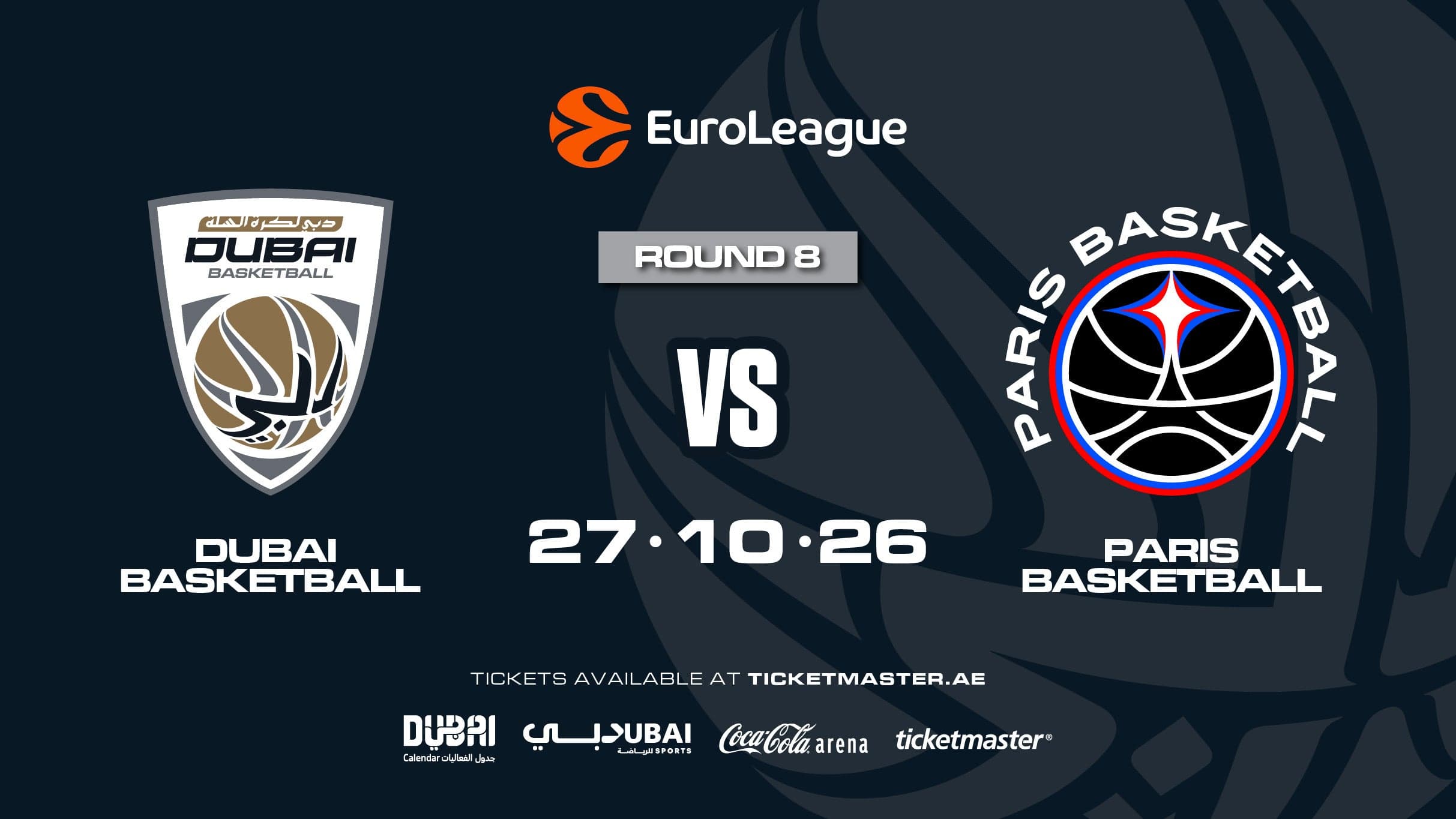 EuroLeague | Dubai Basketball vs Paris Basketball